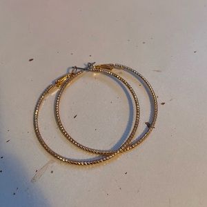 Gold Hoop Ear Rings